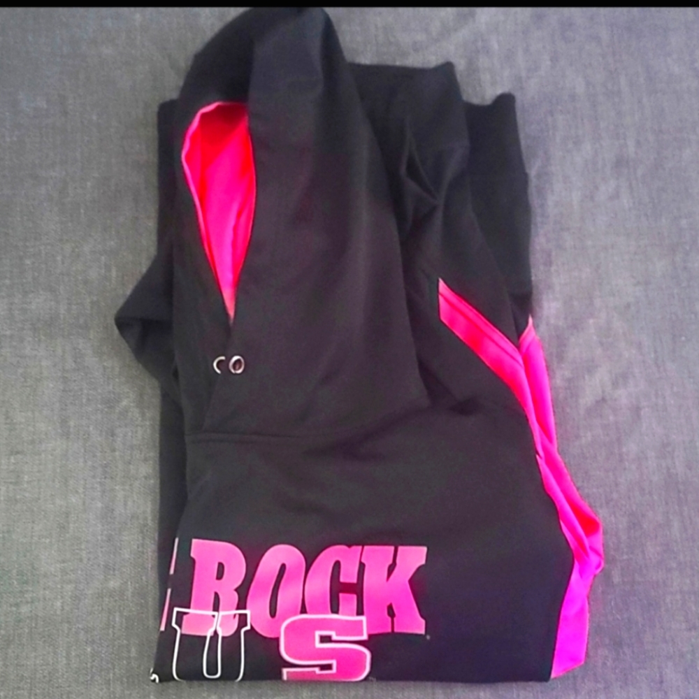 Nwot Slippery Rock University Sweatshirt Large Pink/Black